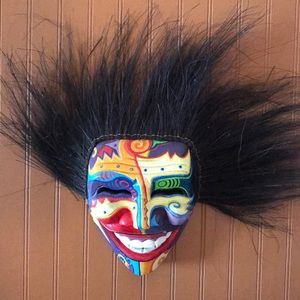 Unique Wall Hanging Painted Mask Face